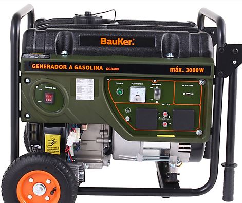 GENERADOR A GASOLINA BAUKER  (Mod GG3400)